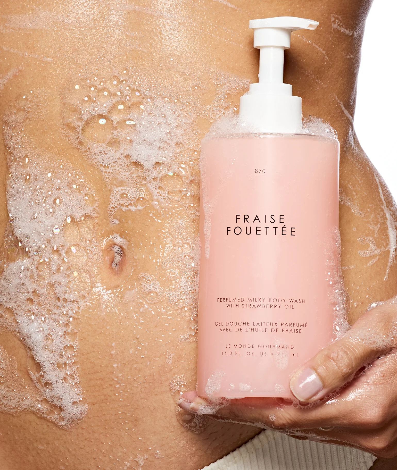 Fraise Fouettée Perfumed Milky Body Wash - Image 6