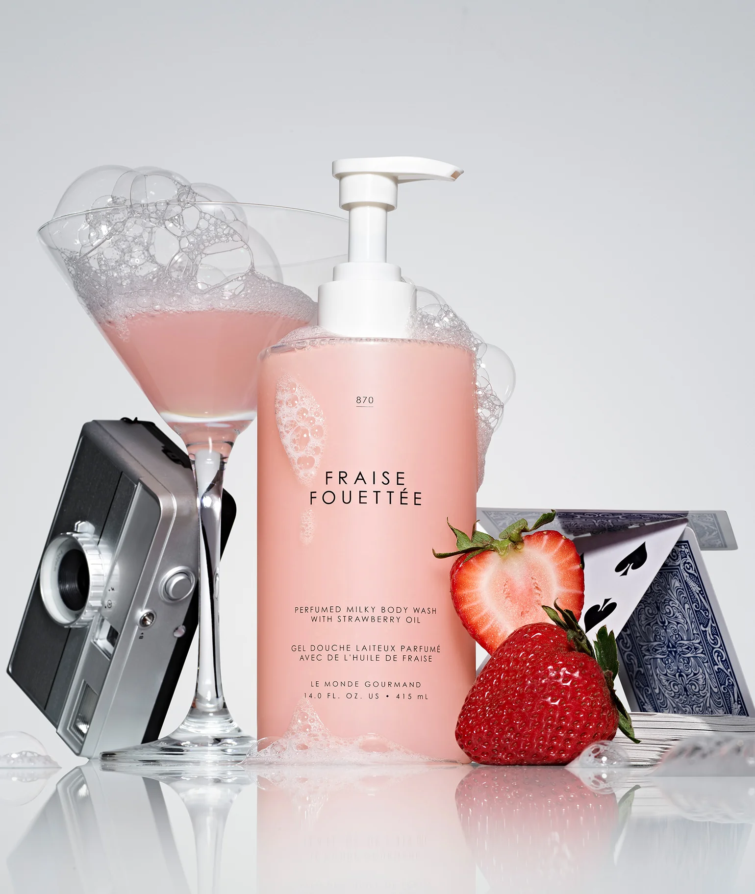 Fraise Fouettée Perfumed Milky Body Wash - Image 3