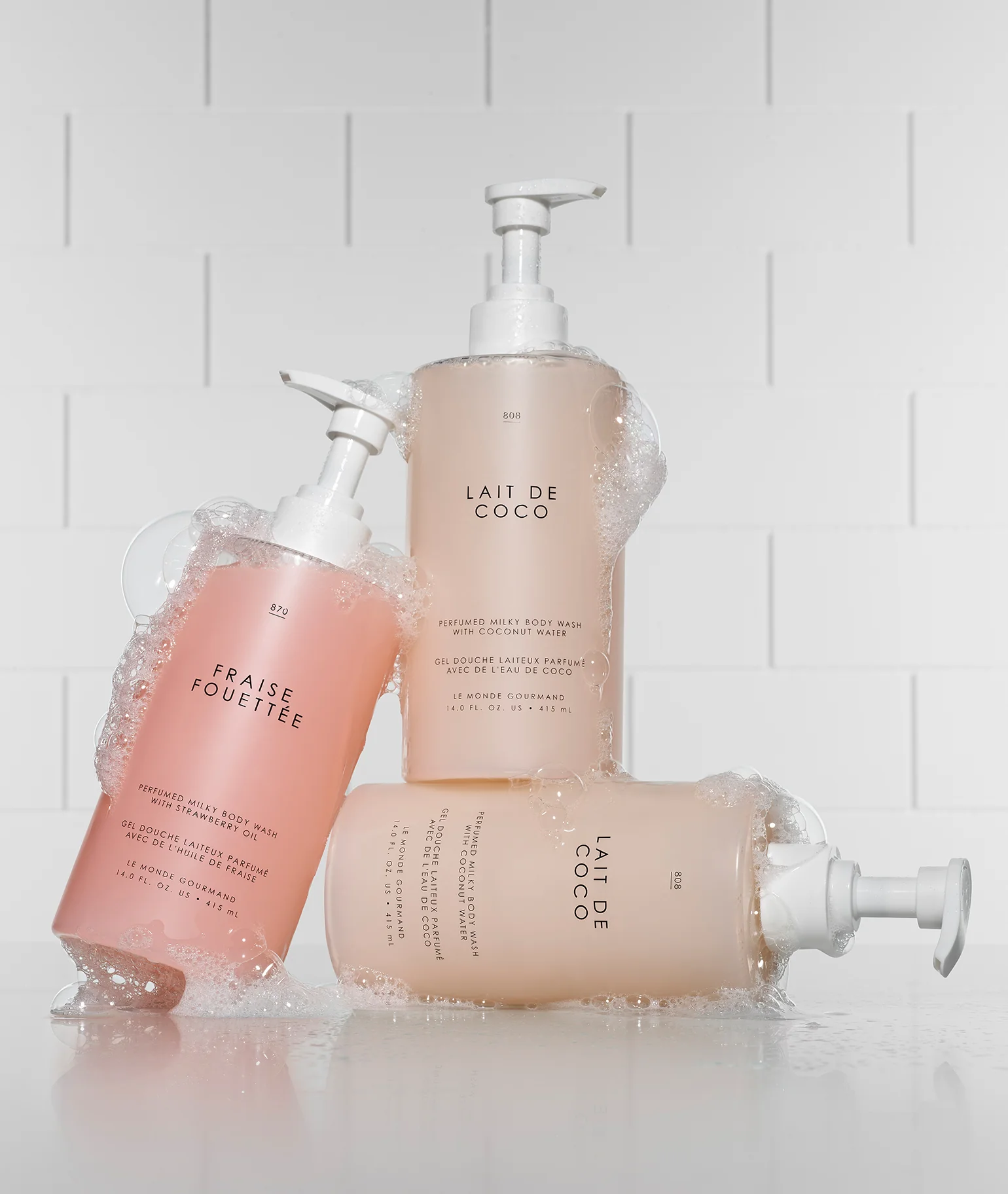 Fraise Fouettée Perfumed Milky Body Wash - Image 7