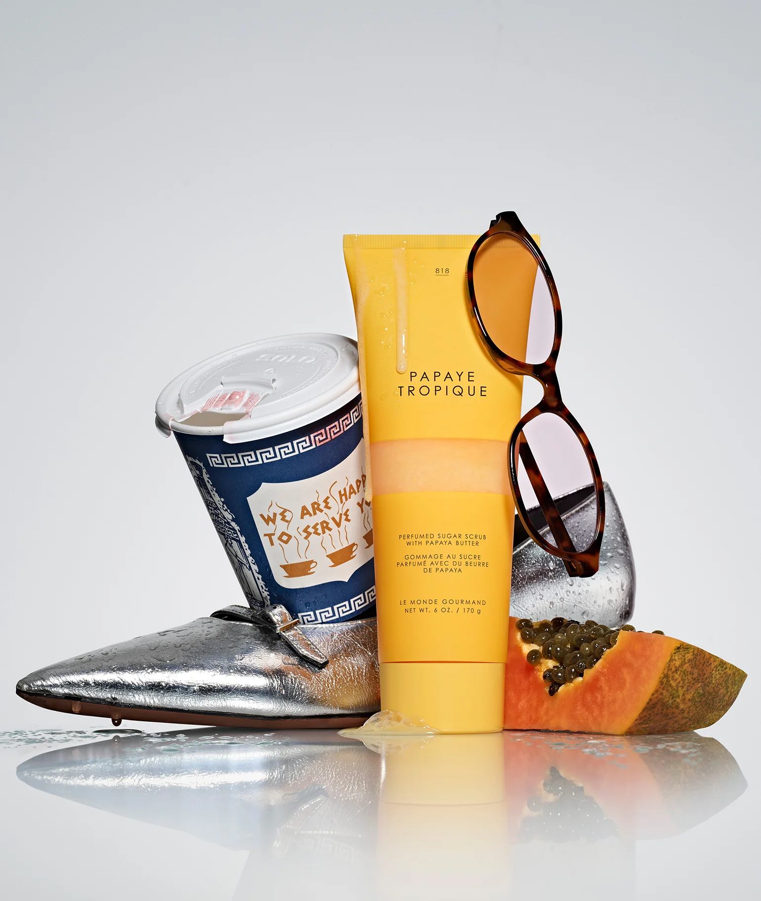 Papaye Tropique Perfumed Sugar Scrub - Image 3